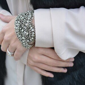 𝅺stella & Dot Petra Braided Chain Bracelet